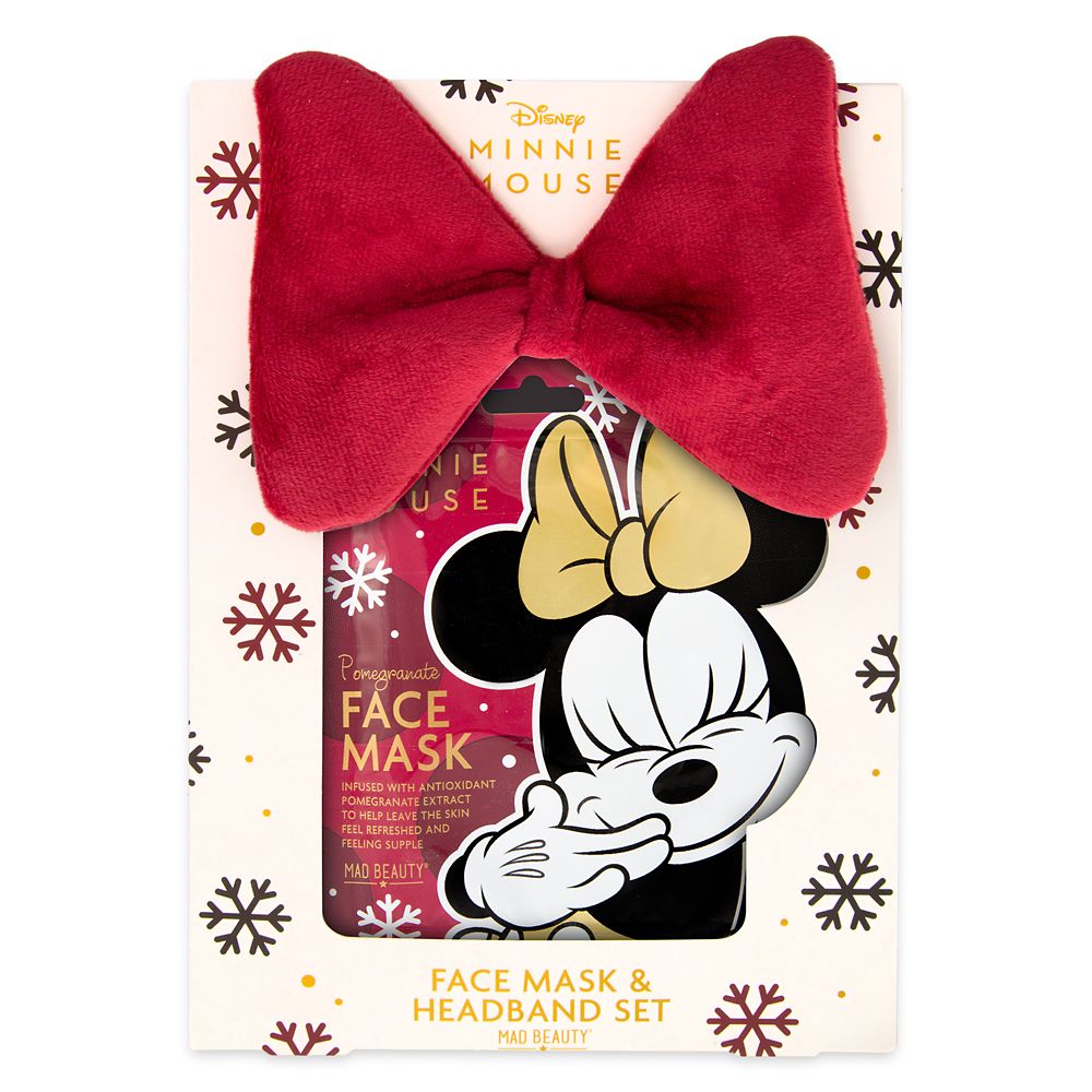 Minnie Mouse Face Mask & Headband Set