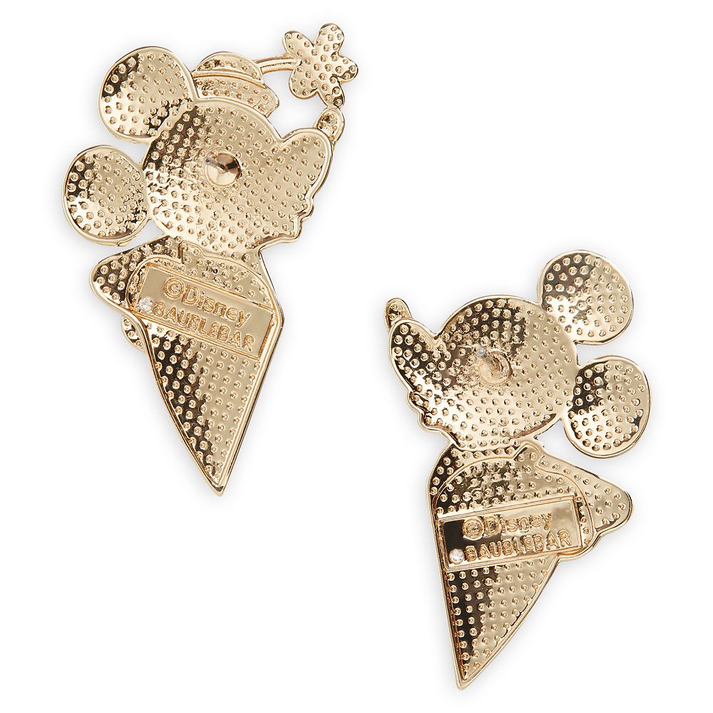 Mickey and Minnie Mouse Pavé Earrings by BaubleBar