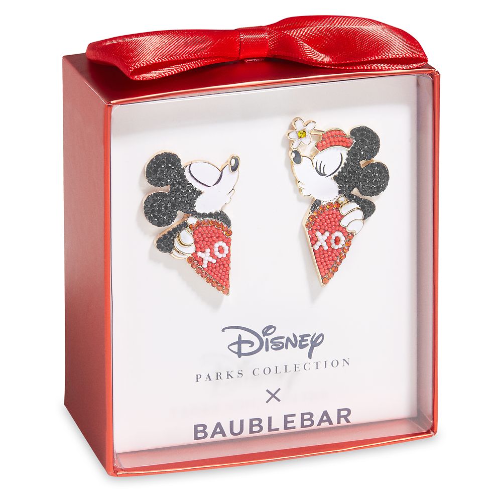 Mickey and Minnie Mouse Pavé Earrings by BaubleBar