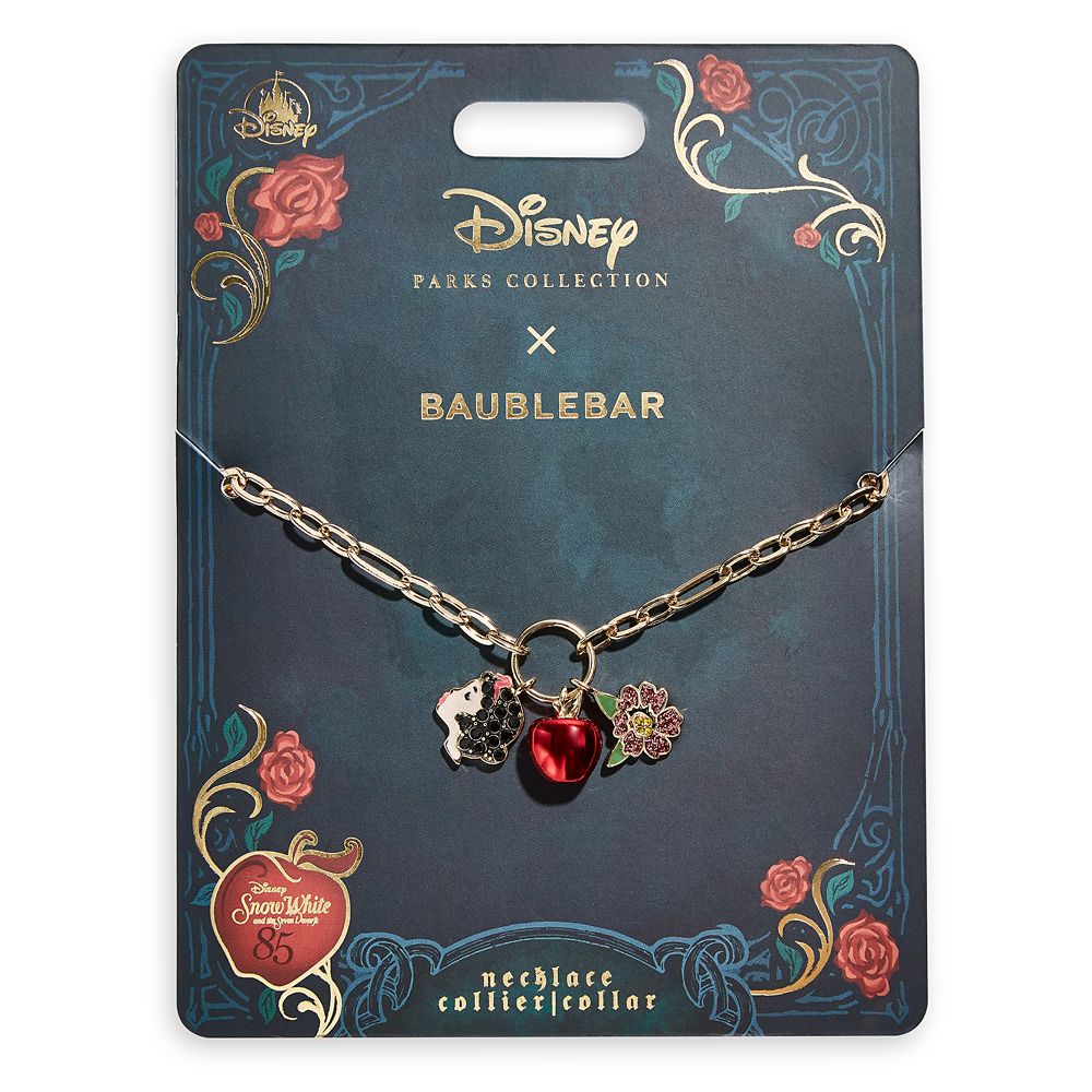 Snow White Charm Necklace by BaubleBar – 85th Anniversary