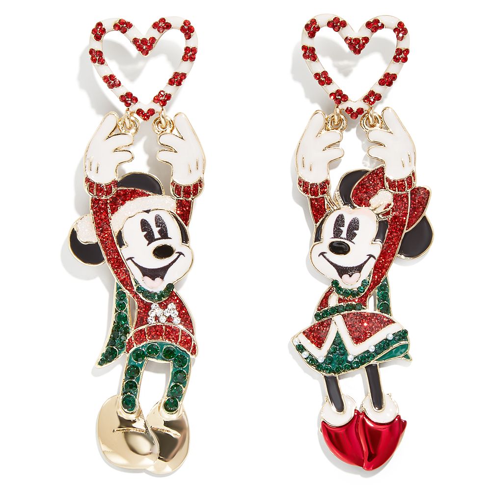 Mickey and Minnie Mouse Holiday Earrings by BaubleBar has hit the shelves for purchase