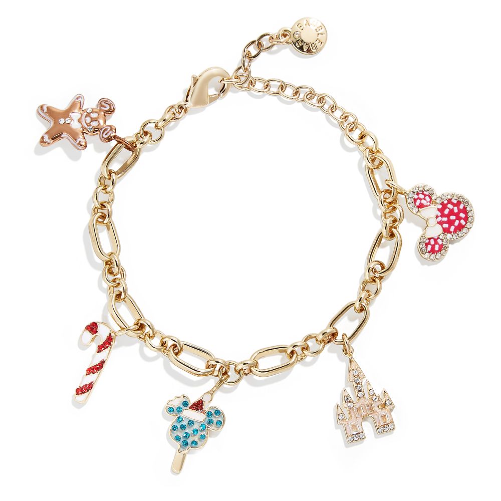 Mickey and Minnie Mouse Holiday Charm Bracelet by BaubleBar