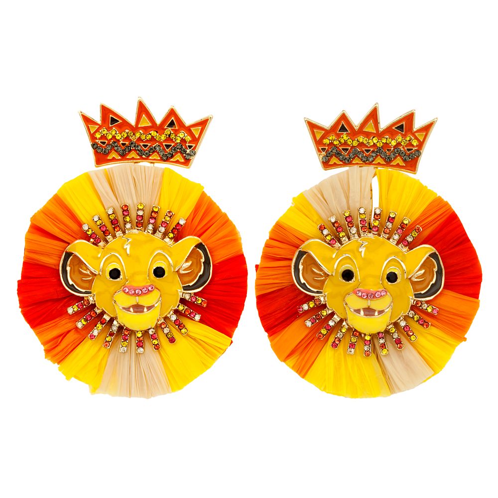 Simba Earrings by BaubleBar – The Lion King is now available online