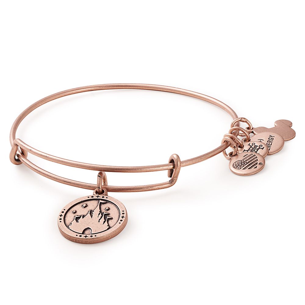 Fantasyland Castle ''Where Dreams Come True'' Bangle by Alex and Ani – Rose Gold