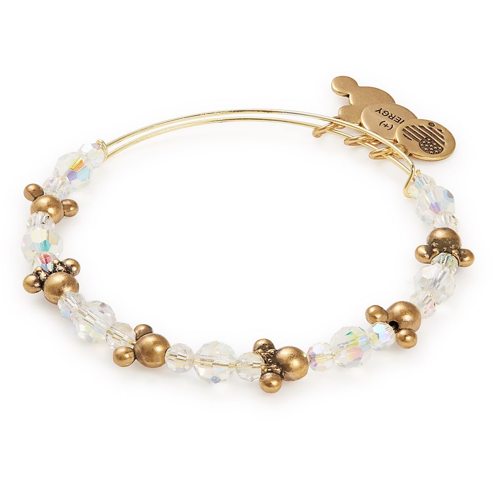 Mickey and Minnie Mouse Bead Bangle by Alex and Ani Official shopDisney