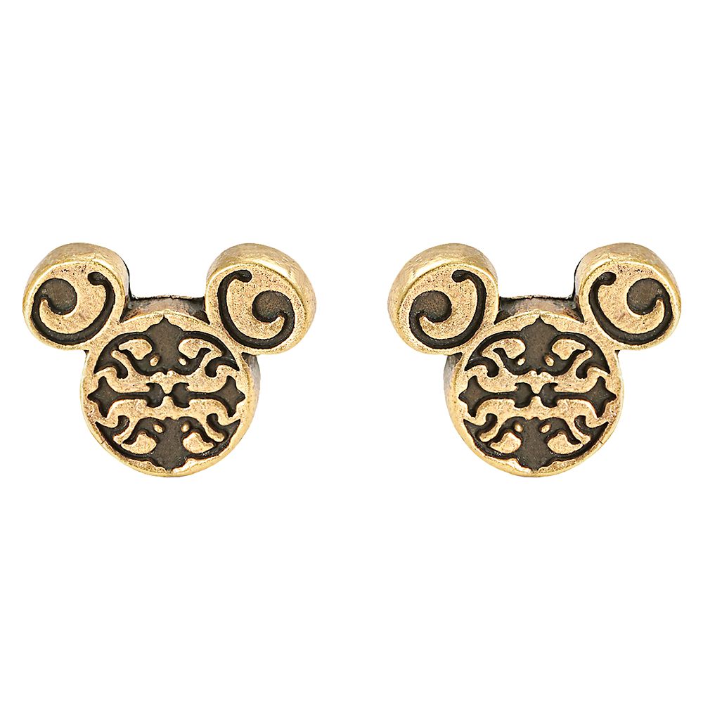Mickey Mouse Icon Filigree Earrings by Alex and Ani Official shopDisney