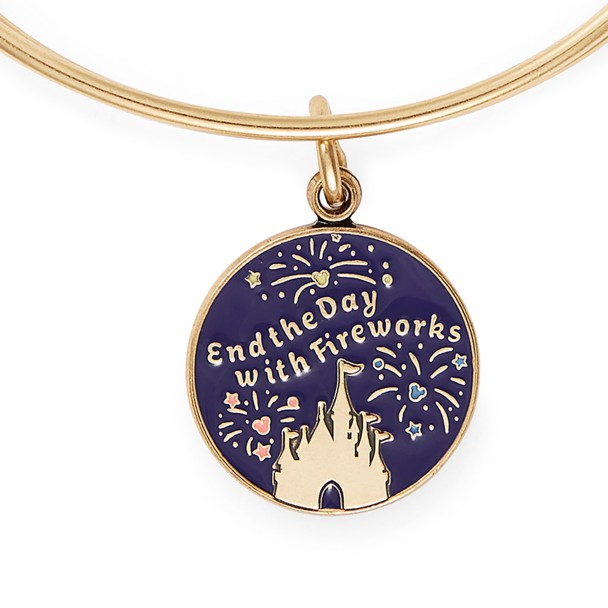 Fantasyland Castle ''End the Day with Fireworks'' Bangle by Alex and Ani