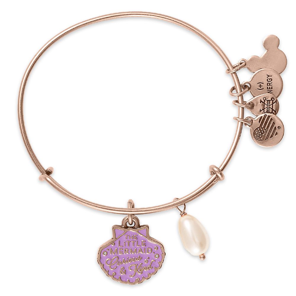 Ariel Curious & Kind Bangle by Alex and Ani  The Little Mermaid  Rose Gold Official shopDisney