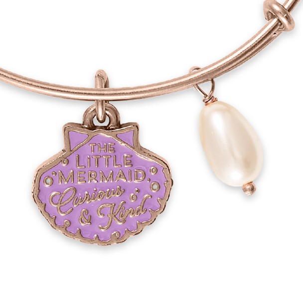 Ariel ''Curious & Kind'' Bangle by Alex and Ani – The Little Mermaid – Rose Gold