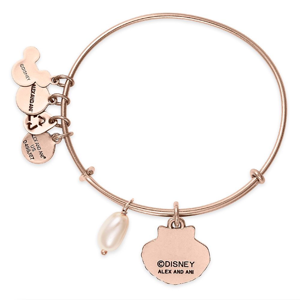 Ariel ''Curious & Kind'' Bangle by Alex and Ani – The Little Mermaid – Rose Gold