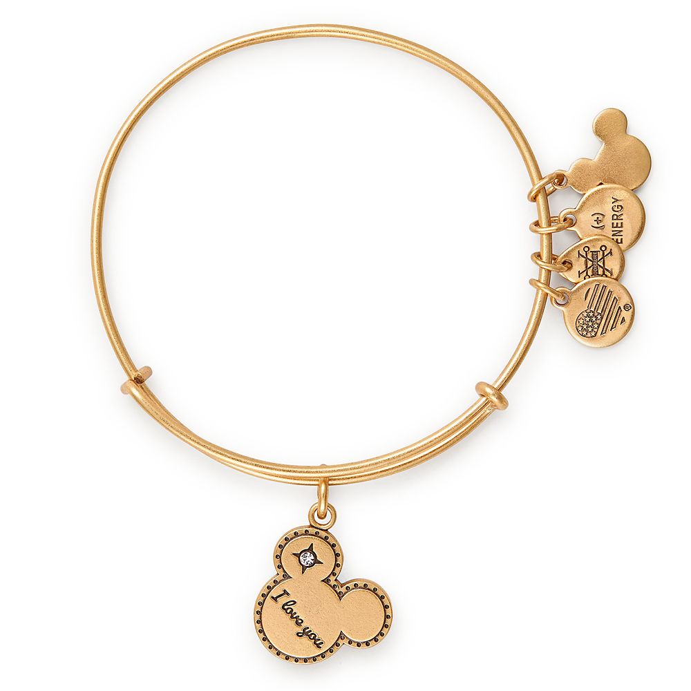 Mickey Mouse Icon ''I Love You'' Bangle by Alex and Ani Official shopDisney