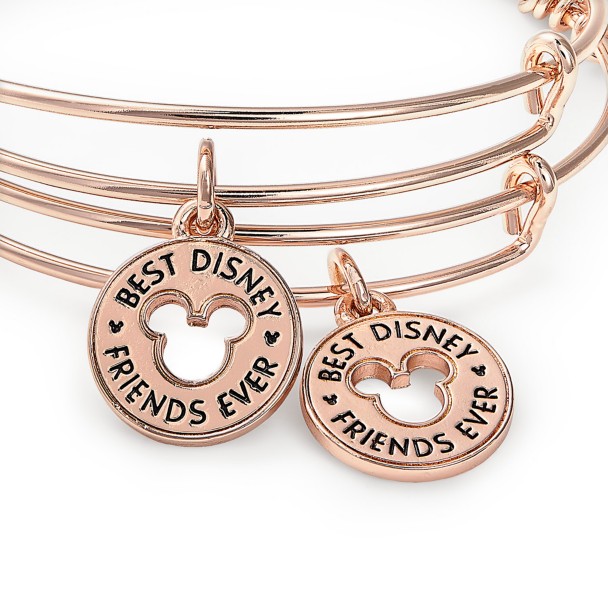 Mickey Mouse Icon ''Best Disney Friends Ever'' Bangle Set by Alex and Ani
