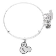 Details about   Disney Parks Alex and Ani Mickey Mouse Halloween Cameo Silver Bangle Bracelet 