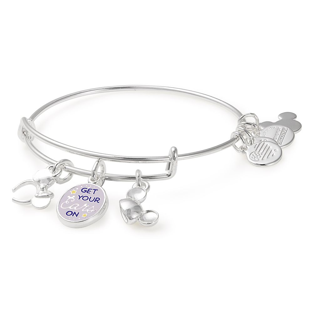 Mickey and Minnie Mouse ”Get Your Ears On” Bangle by Alex and Ani available online