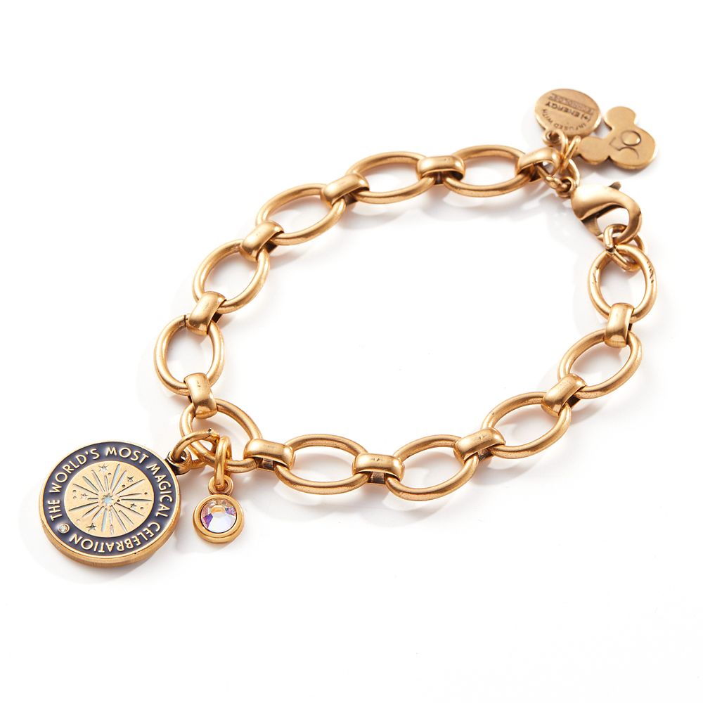 Walt Disney World 50th Anniversary Chain Link Bracelet by Alex and Ani – Buy It Today!