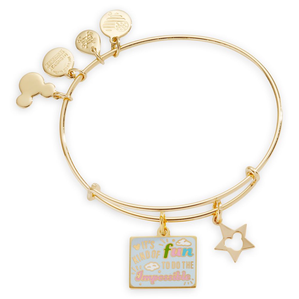 Walt Disney ”It’s Kind of Fun to Do the Impossible” Bangle by Alex and Ani now available online