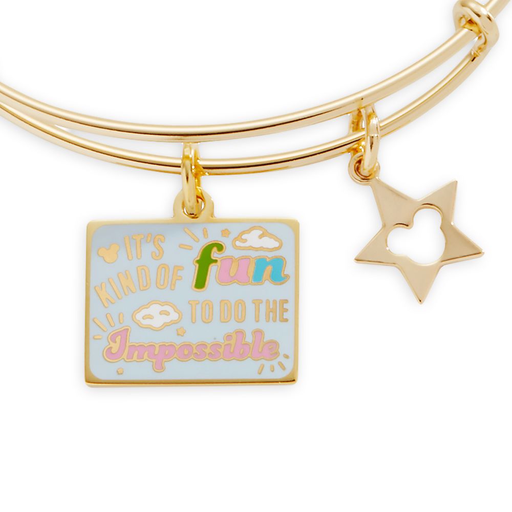 Walt Disney ''It's Kind of Fun to Do the Impossible'' Bangle by Alex and Ani