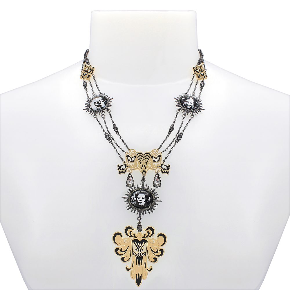 The Haunted Mansion Cameo Statement Necklace by Betsey Johnson