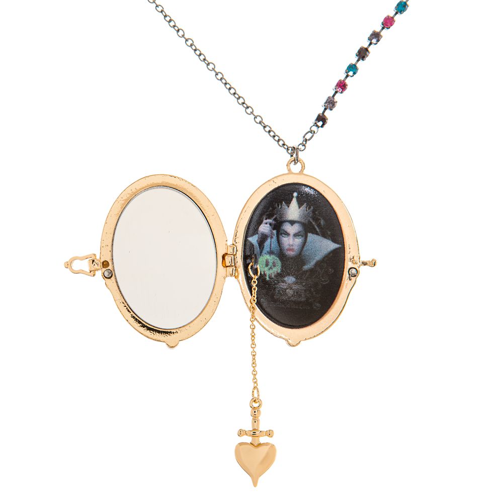 Evil Queen Magic Mirror Locket Necklace by Betsey Johnson