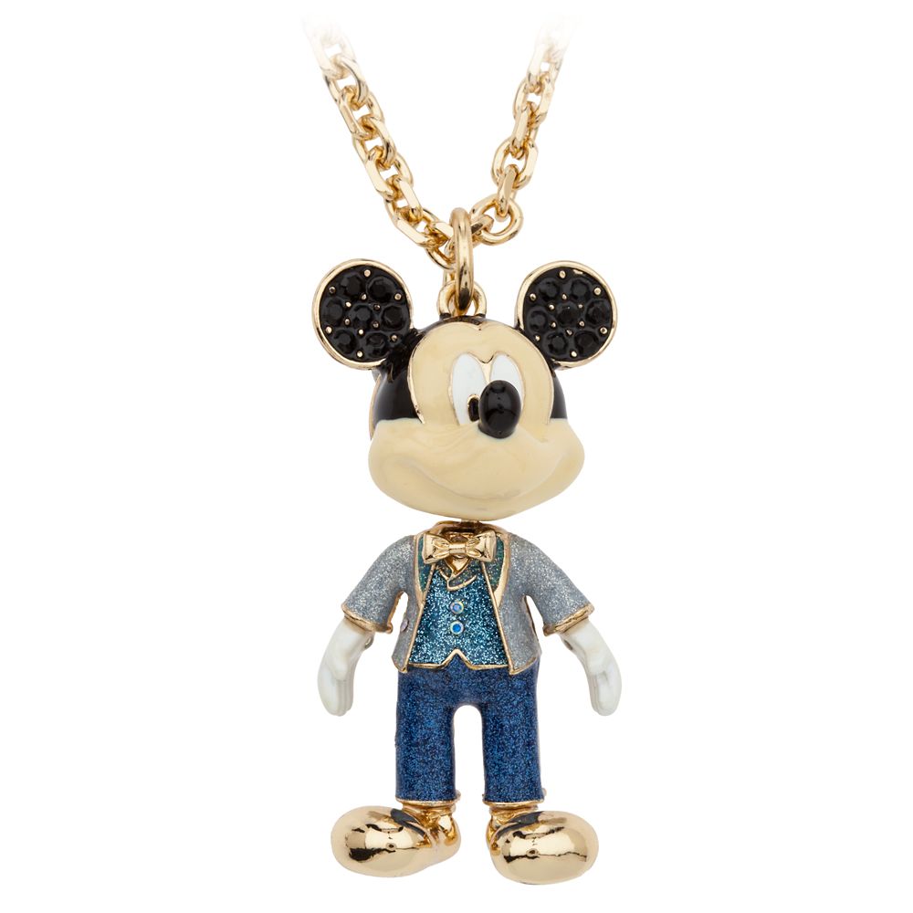 Mickey Mouse Walt Disney World 50th Anniversary Pendant Necklace by Betsey Johnson – Buy It Today!