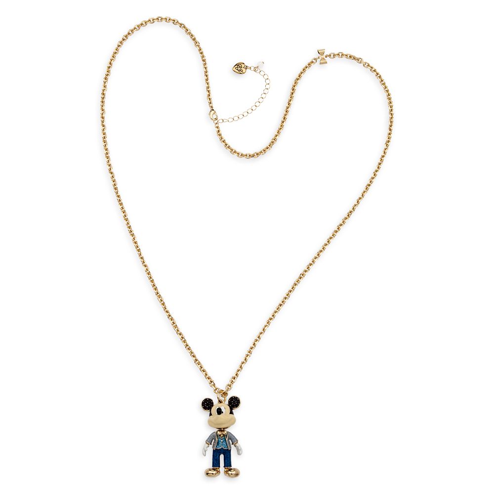 Mickey Mouse Walt Disney World 50th Anniversary Pendant Necklace by Betsey Johnson