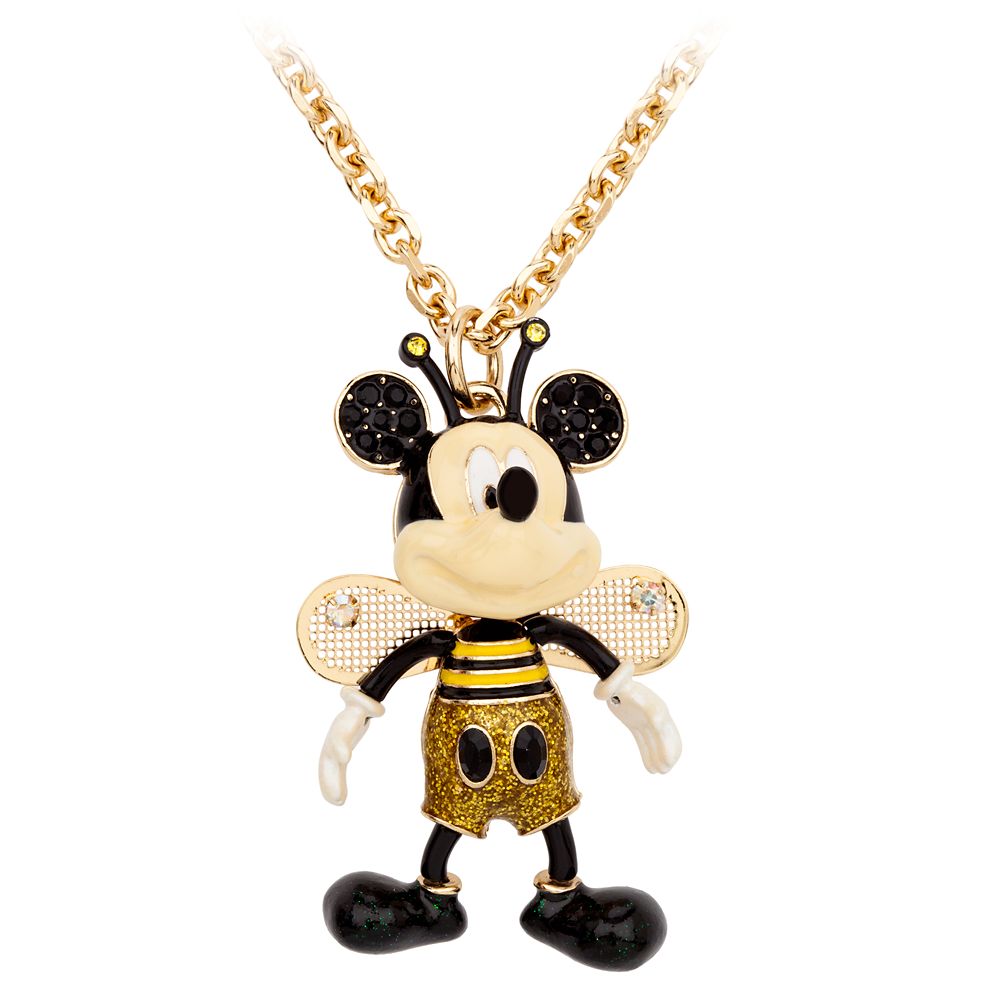 Mickey Mouse Bee Necklace by Betsey Johnson is here now