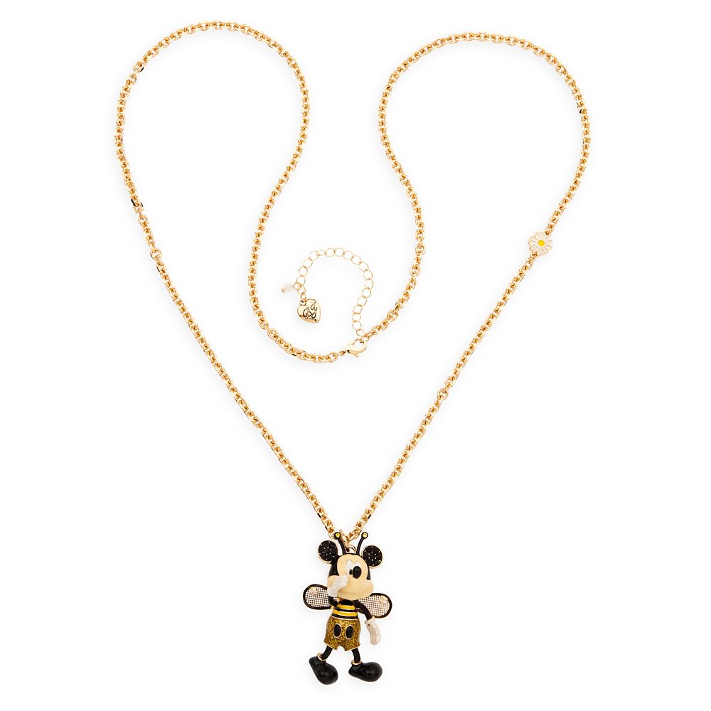 Mickey Mouse Bee Necklace by Betsey Johnson