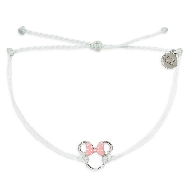 Minnie Mouse Icon Charm Bracelet by Pura Vida – White