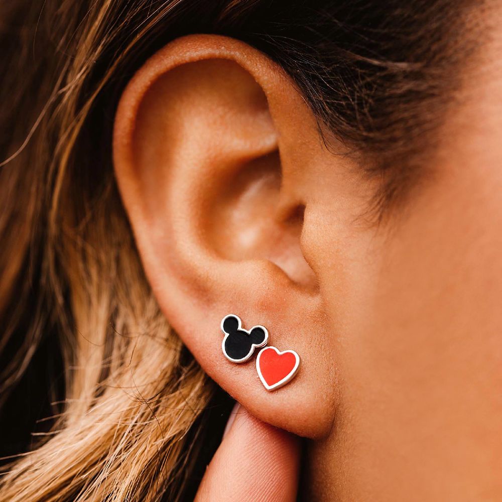Mickey and Minnie Mouse Mix 'N' Match Stud Earring Set by Pura Vida