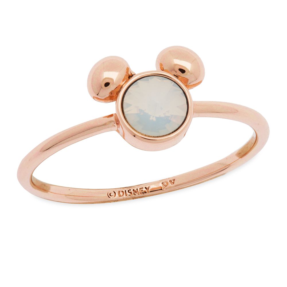 Mickey Mouse Icon Ring by Pura Vida – Rose Gold is available online