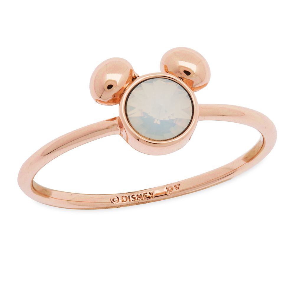 Mickey Mouse Icon Ring by Pura Vida – Rose Gold