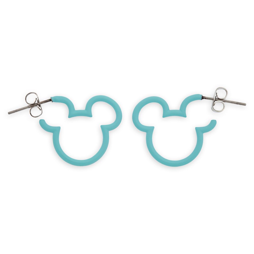 Mickey Mouse Icon Hoop Earrings by Pura Vida here now
