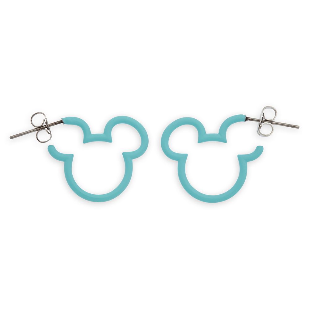 Mickey Mouse Icon Hoop Earrings by Pura Vida