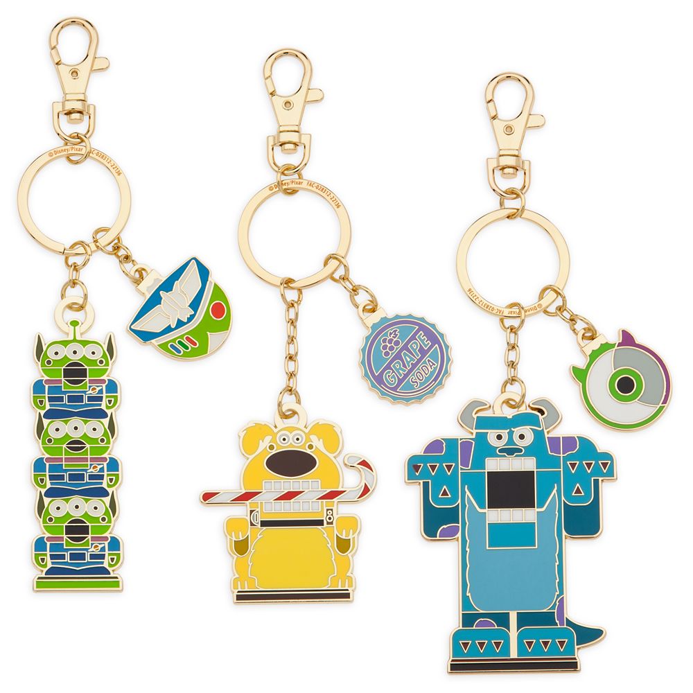 Pixar Holiday Keychain Set