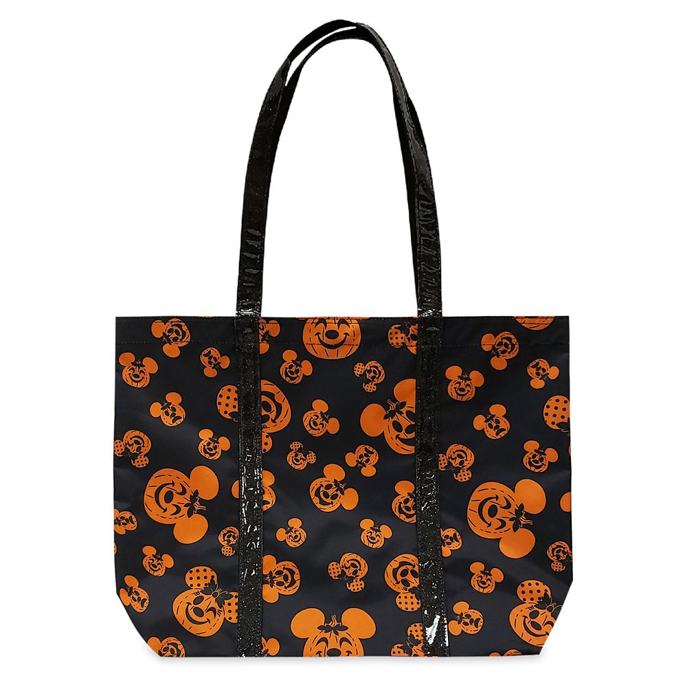 Mickey and Minnie Mouse Jack-o'-Lantern Halloween Tote