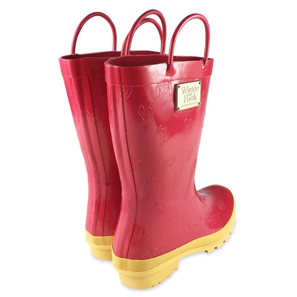 Winnie the Pooh Anniversary Rain Boots for Women