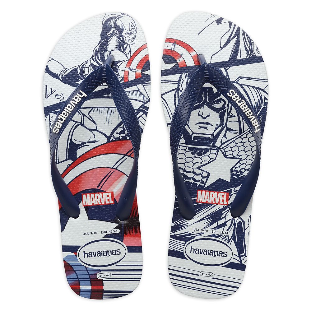 Captain America Flip Flops for Adults by Havaianas