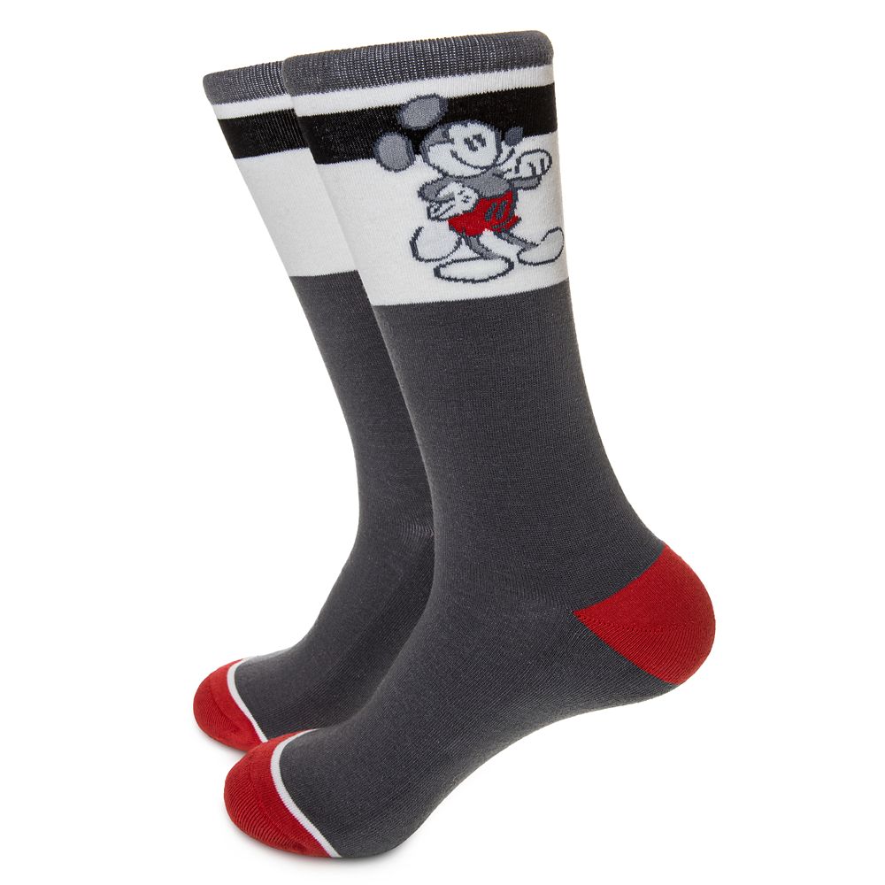 Mickey Mouse Genuine Mousewear Striped Socks for Adults Official shopDisney