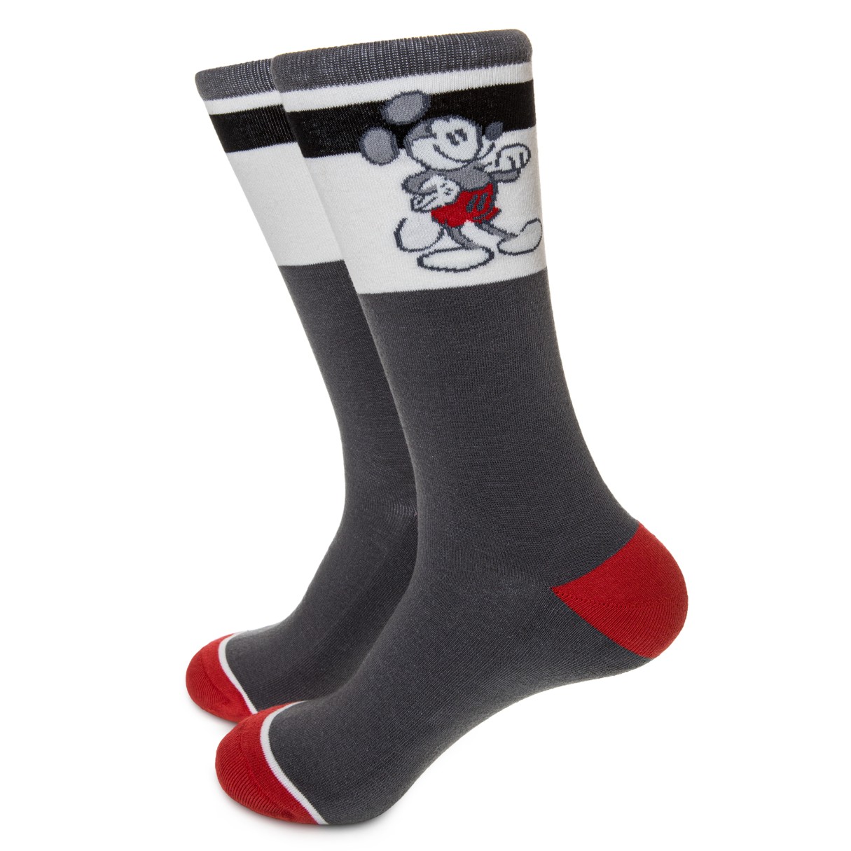 Mickey Mouse Genuine Mousewear Striped Socks for Adults