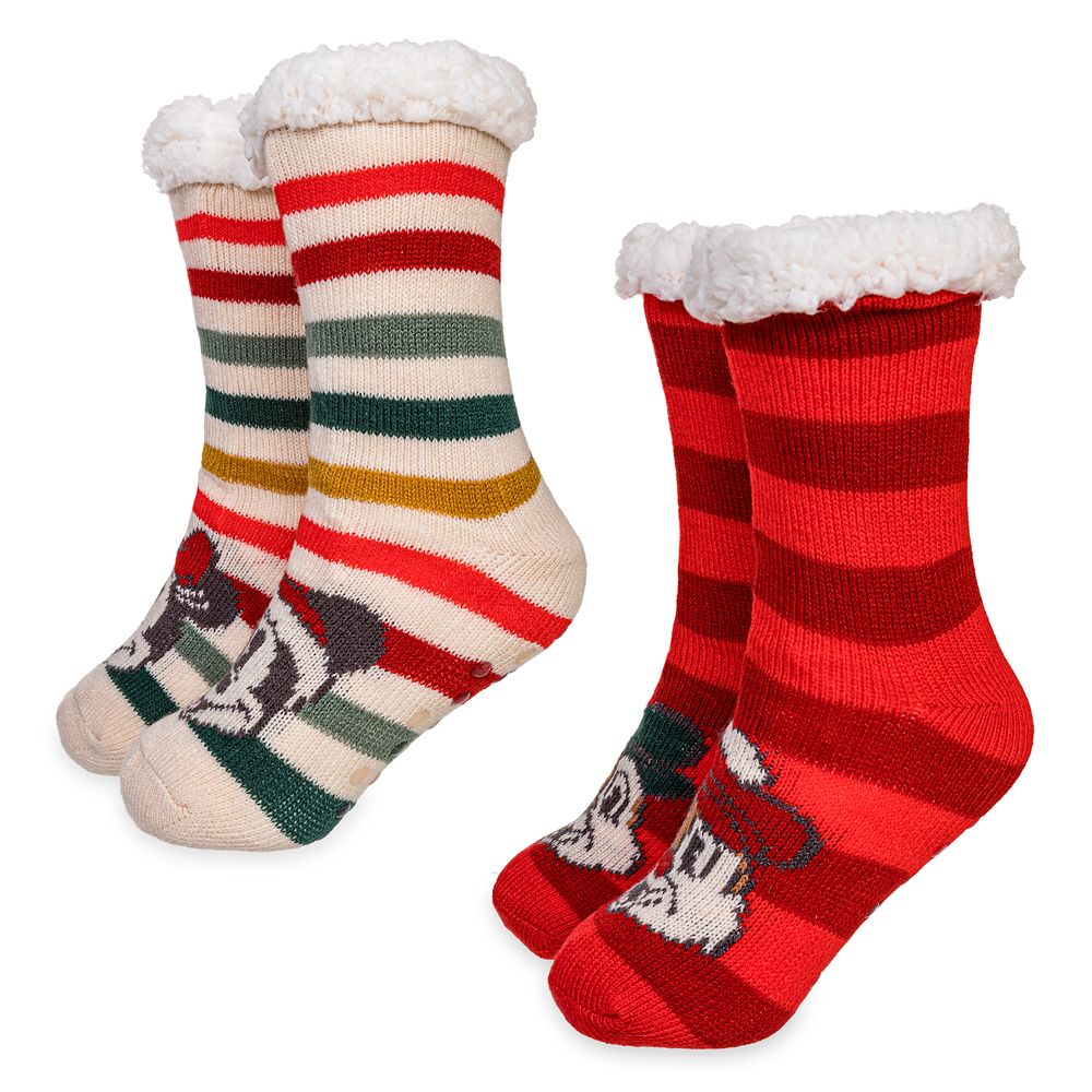 Mickey Mouse and Friends Christmas Sock Set for Adults is now available