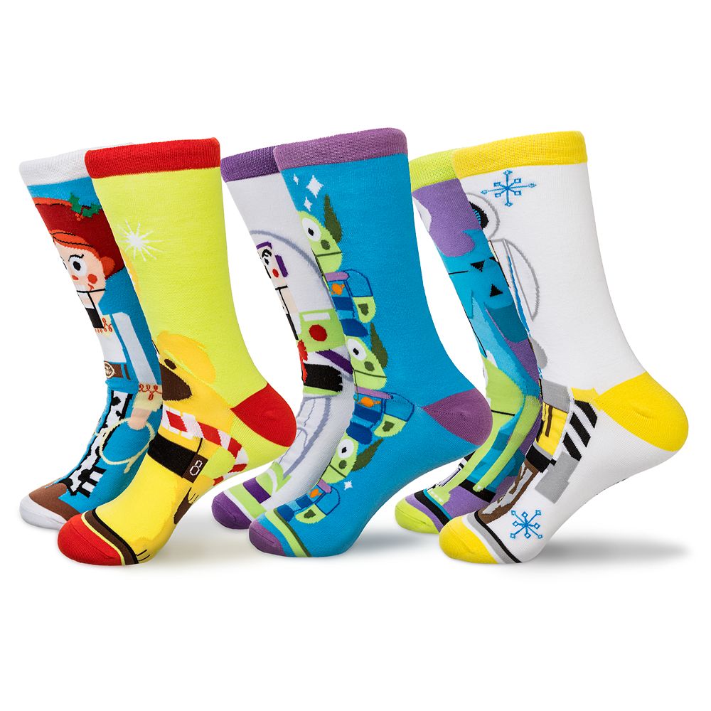 Pixar Holiday Sock Set for Adults