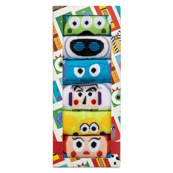 Pixar Holiday Sock Set for Adults