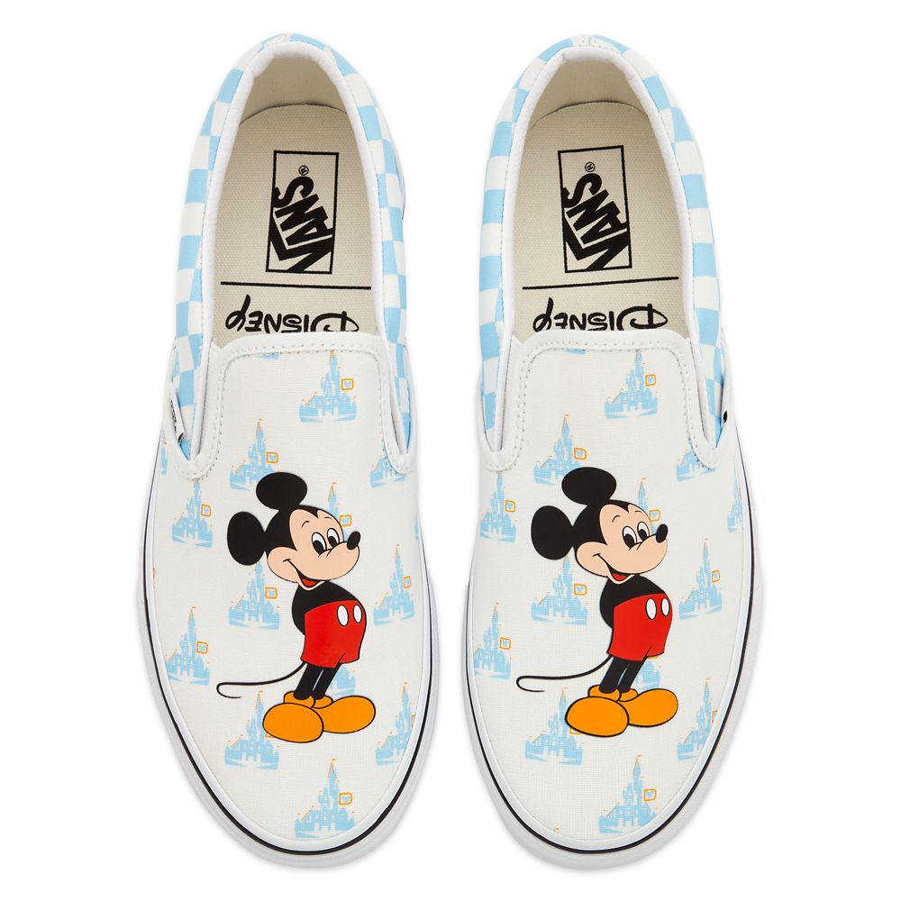 Mickey discount checkered vans