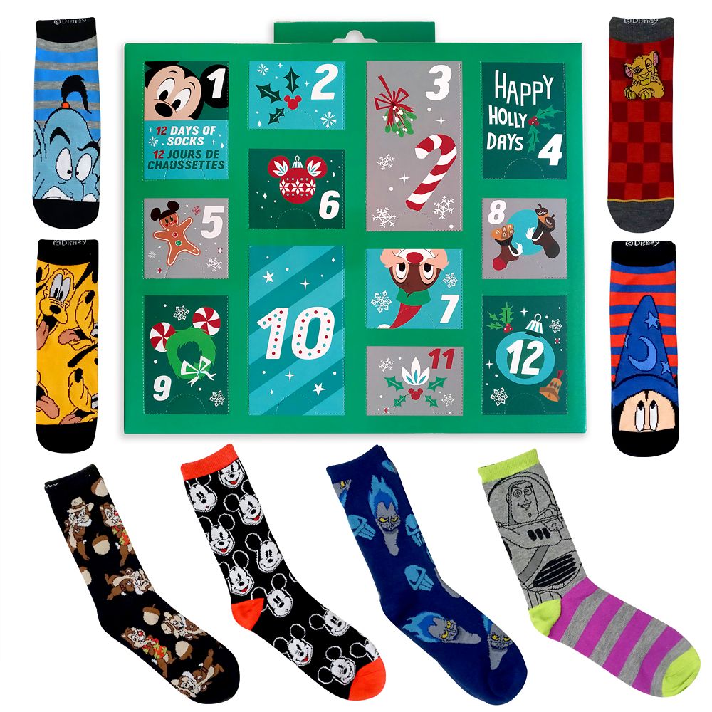 Holiday Advent Sock Calendar for Men Official shopDisney