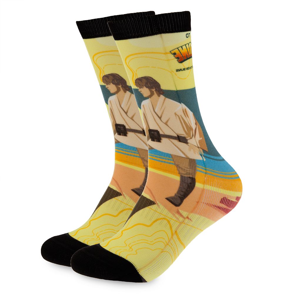 Luke Skywalker Tatooine Socks for Adults   Star Wars Official shopDisney