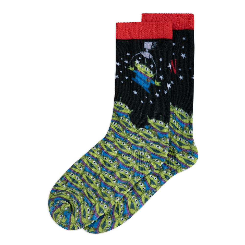 Toy Story Alien Holiday Socks in Ornament for Adults