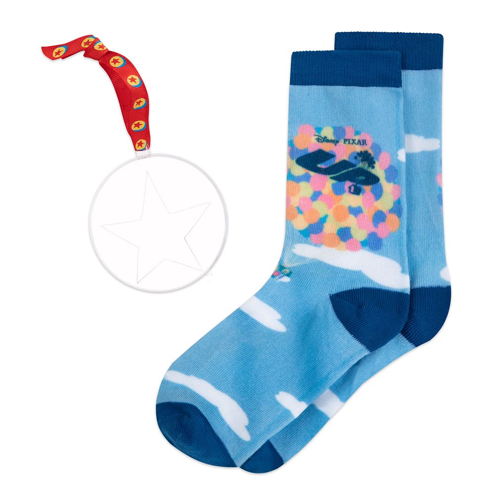 Up Holiday Socks in Ornament for Adults