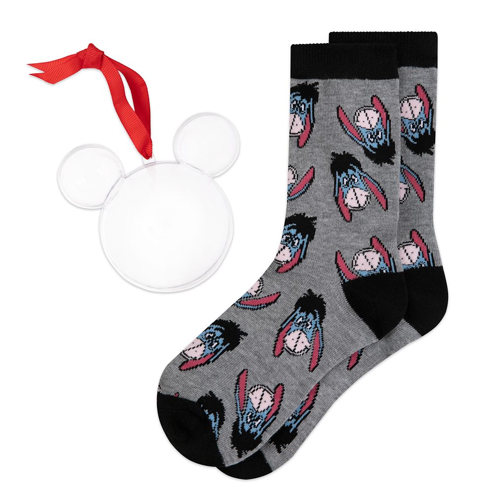 Eeyore Holiday Socks in Ornament for Adults here now