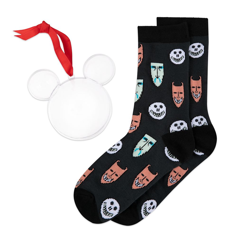 Lock, Shock and Barrel Holiday Socks in Ornament for Adults – The Nightmare Before Christmas was released today