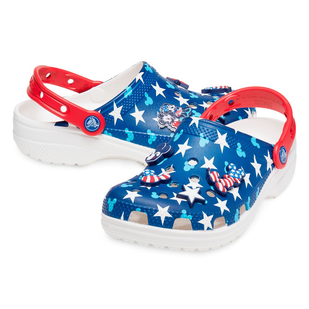 Mickey Mouse Americana Clogs for Adults by Crocs available online